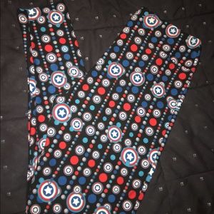 NWT LuLaRoe Leggings TC Captain Americo! Unicorn!